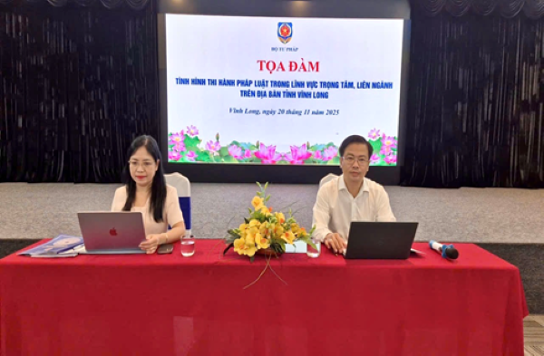 Tọa đàm kết hợp điều tra, khảo sát về thi hành pháp luật trong lĩnh vực trọng tâm, liên ngành năm 2025